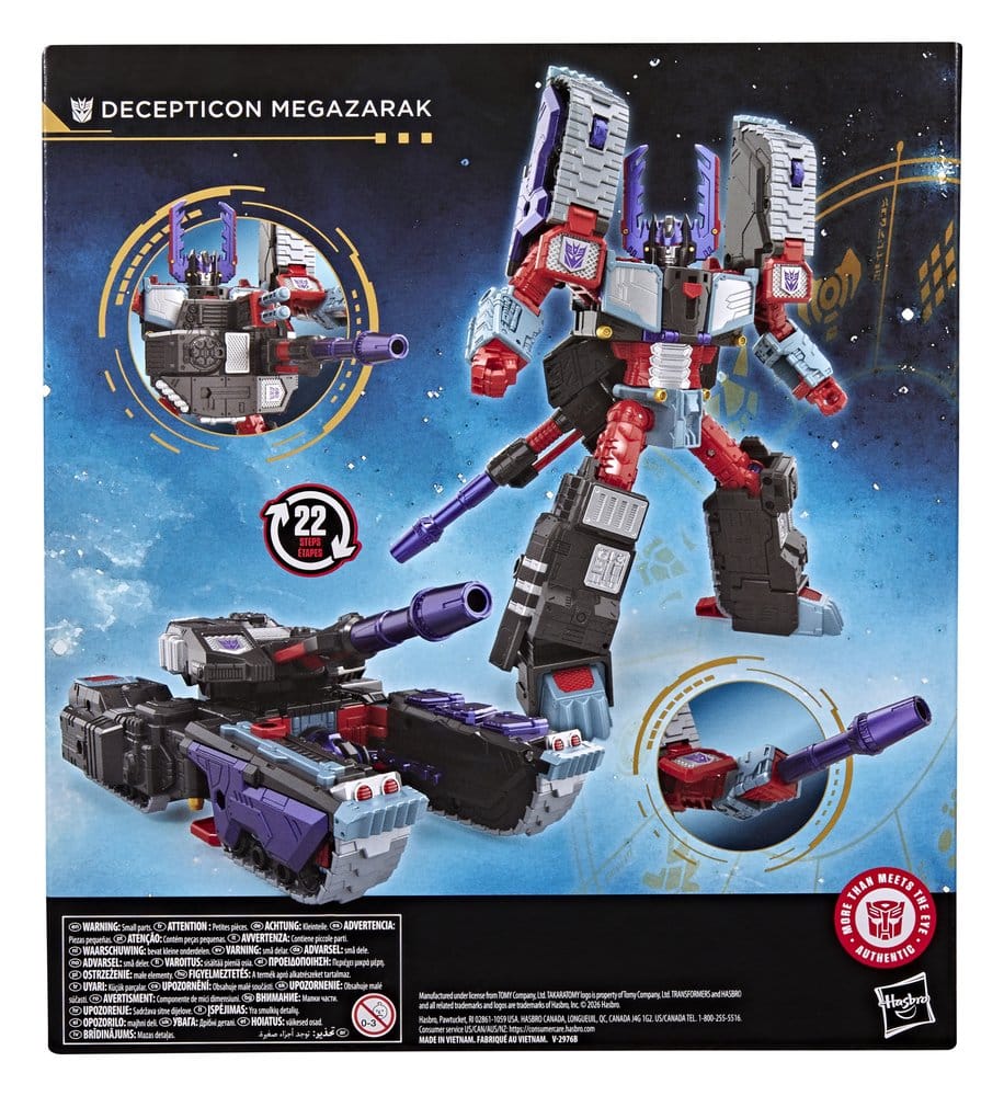 Transformers Age of the Primes Leader Class Actionfigur Megazarak 19 cm - Preorder - ETA: 02.09.2026