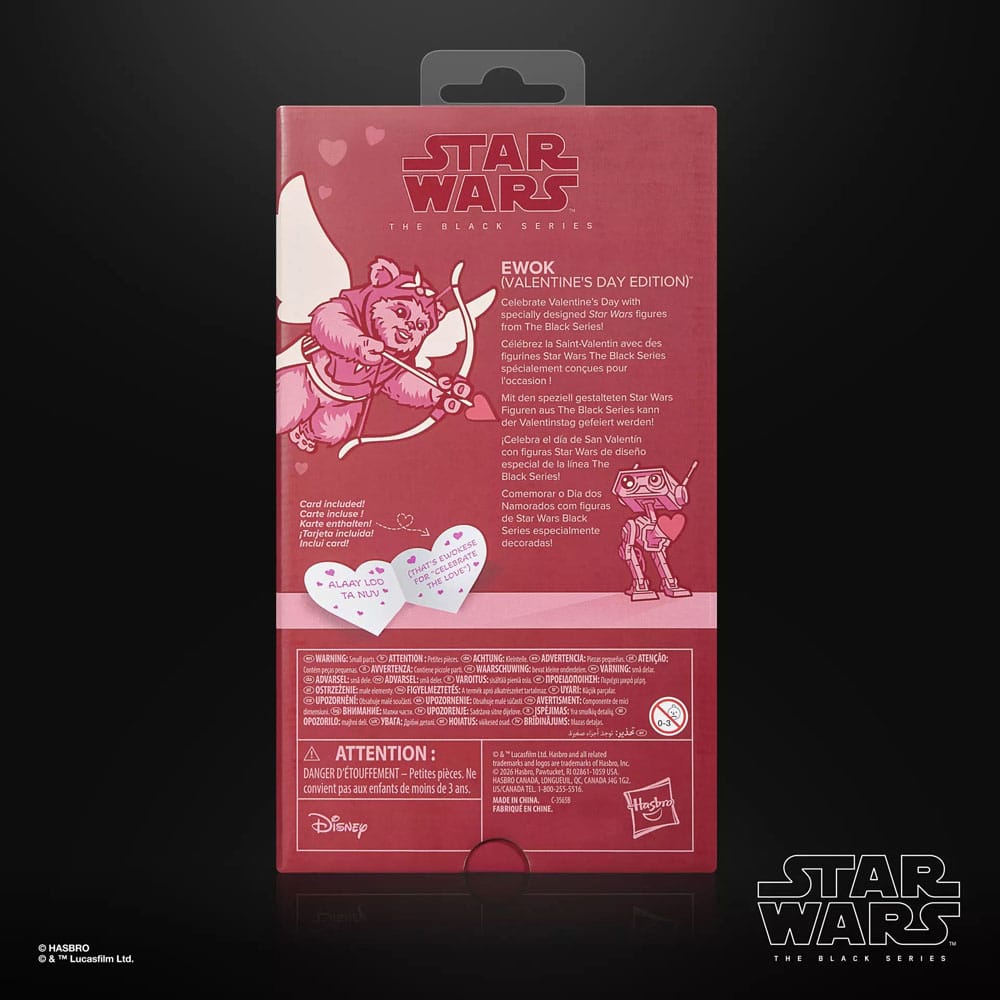Star Wars Black Series Actionfigur Ewok (Valentine’s Day Edition) 15 cm - Preorder - ETA: 31.01.2026