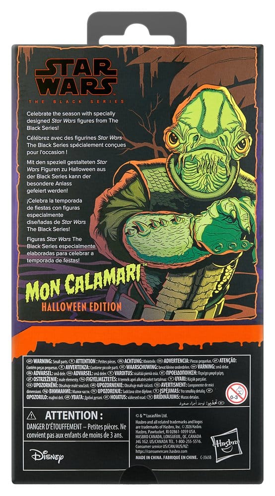 Star Wars Black Series Actionfigur Mon Calamari (Halloween Edition) 15 cm - Versand: 7 Tage nach Bestellung