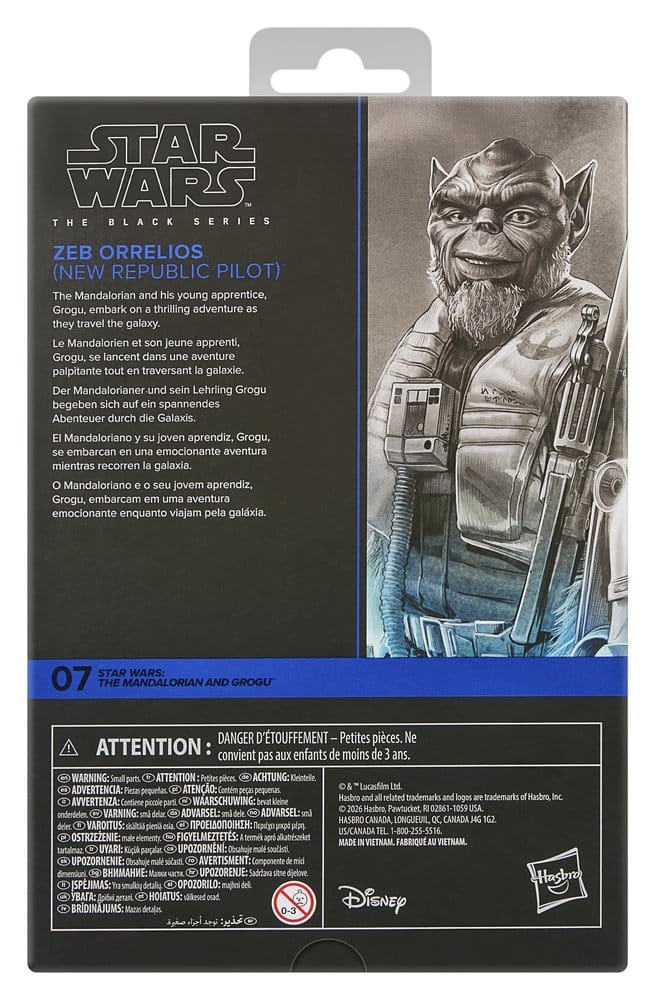 Star Wars: The Mandalorian & Grogu Black Series Actionfigur Garazeb “Zeb” Orrelios 15 cm - Preorder - ETA: 05.08.2026