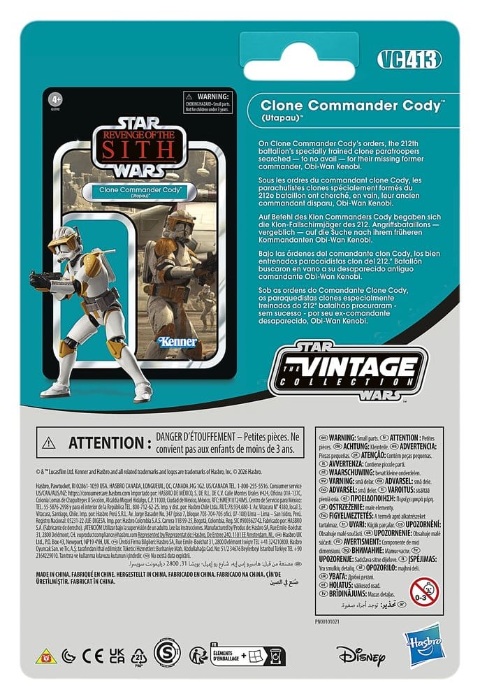 Star Wars Episode III Vintage Collection Actionfiguren 2er-Pack Anakin Skywalker & Clone Commander Cody (Utapau) 10 cm - Preorder - ETA: 21.10.2026