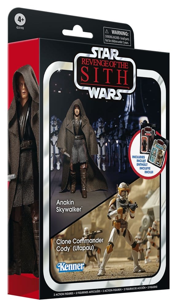 Star Wars Episode III Vintage Collection Actionfiguren 2er-Pack Anakin Skywalker & Clone Commander Cody (Utapau) 10 cm - Preorder - ETA: 21.10.2026
