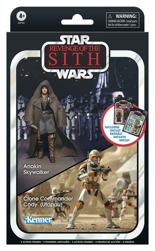 Star Wars Episode III Vintage Collection Actionfiguren 2er-Pack Anakin Skywalker & Clone Commander Cody (Utapau) 10 cm - Preorder - ETA: 21.10.2026