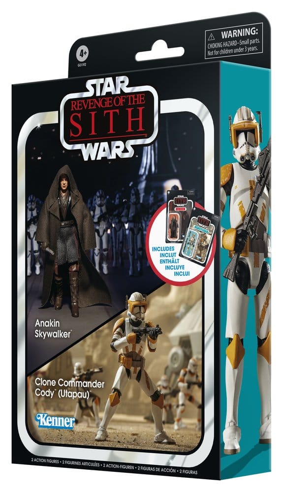 Star Wars Episode III Vintage Collection Actionfiguren 2er-Pack Anakin Skywalker & Clone Commander Cody (Utapau) 10 cm - Preorder - ETA: 21.10.2026