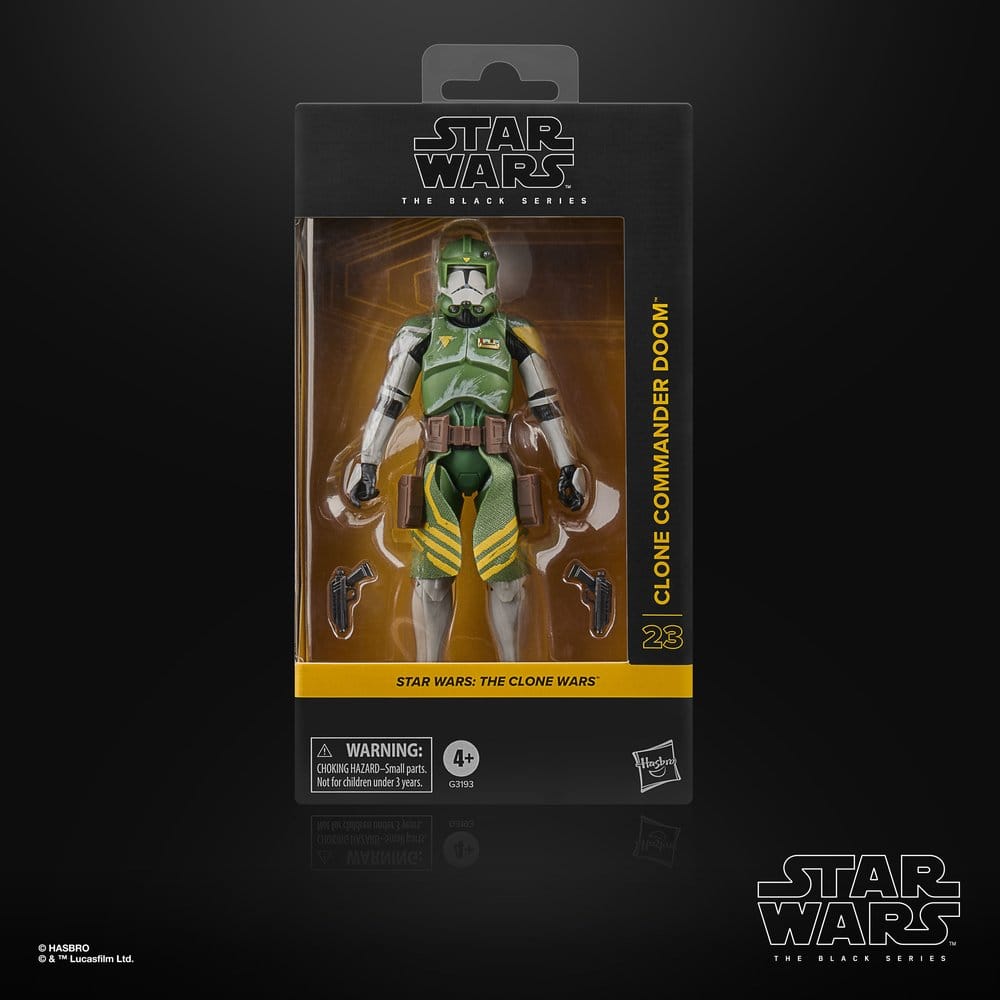 Star Wars: The Clone Wars Black Series Actionfigur Clone Commander Doom 15 cm - Versand: 7 Tage nach Bestellung