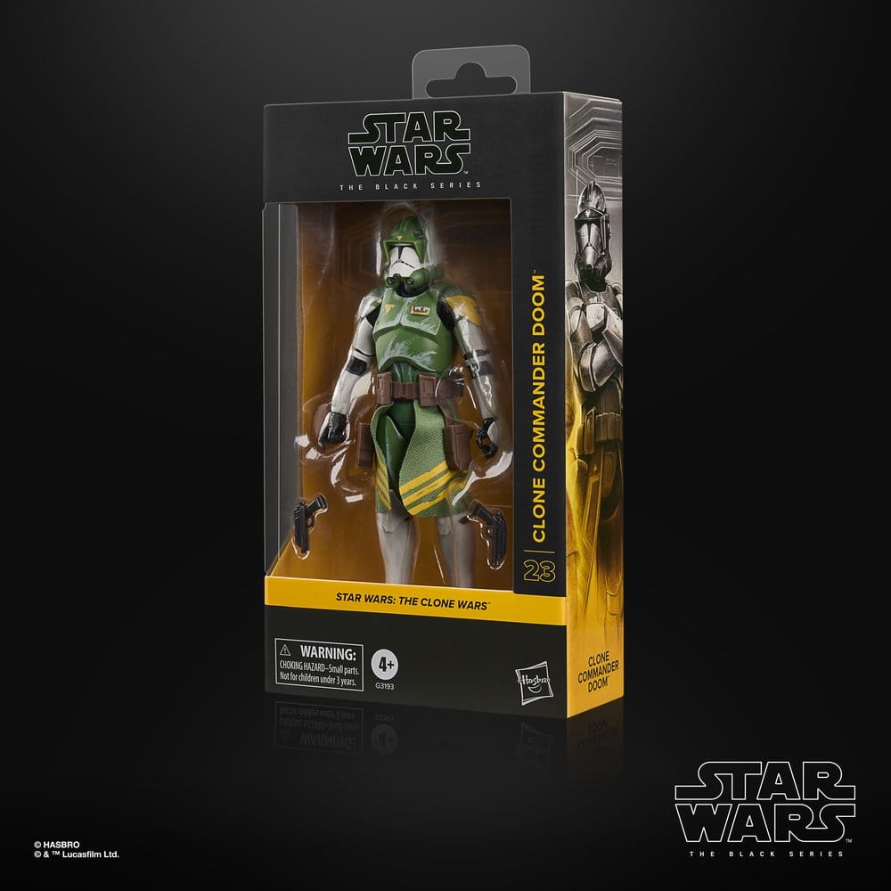 Star Wars: The Clone Wars Black Series Actionfigur Clone Commander Doom 15 cm - Versand: 7 Tage nach Bestellung