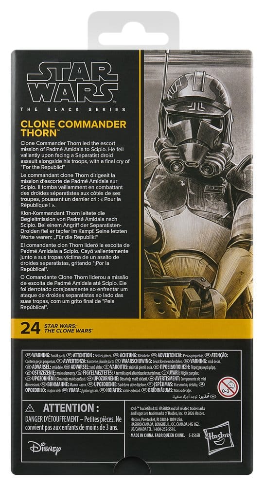 Star Wars: The Clone Wars Black Series Actionfigur Clone Commander Thorn 15 cm - Preorder - ETA: 08.08.2026