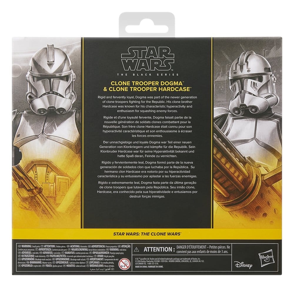 Star Wars: The Clone Wars Black Series Actionfiguren 2er-Pack Clone Troopers Dogma & Hardcase 15 cm - Versand: 7 Tage nach Bestellung