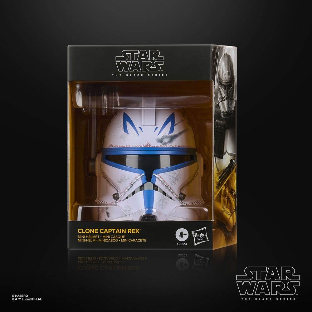 Star Wars: The Clone Wars Black Series Mini-Helm Klon Captain Rex 15 cm - Versand: 7 Tage nach Bestellung
