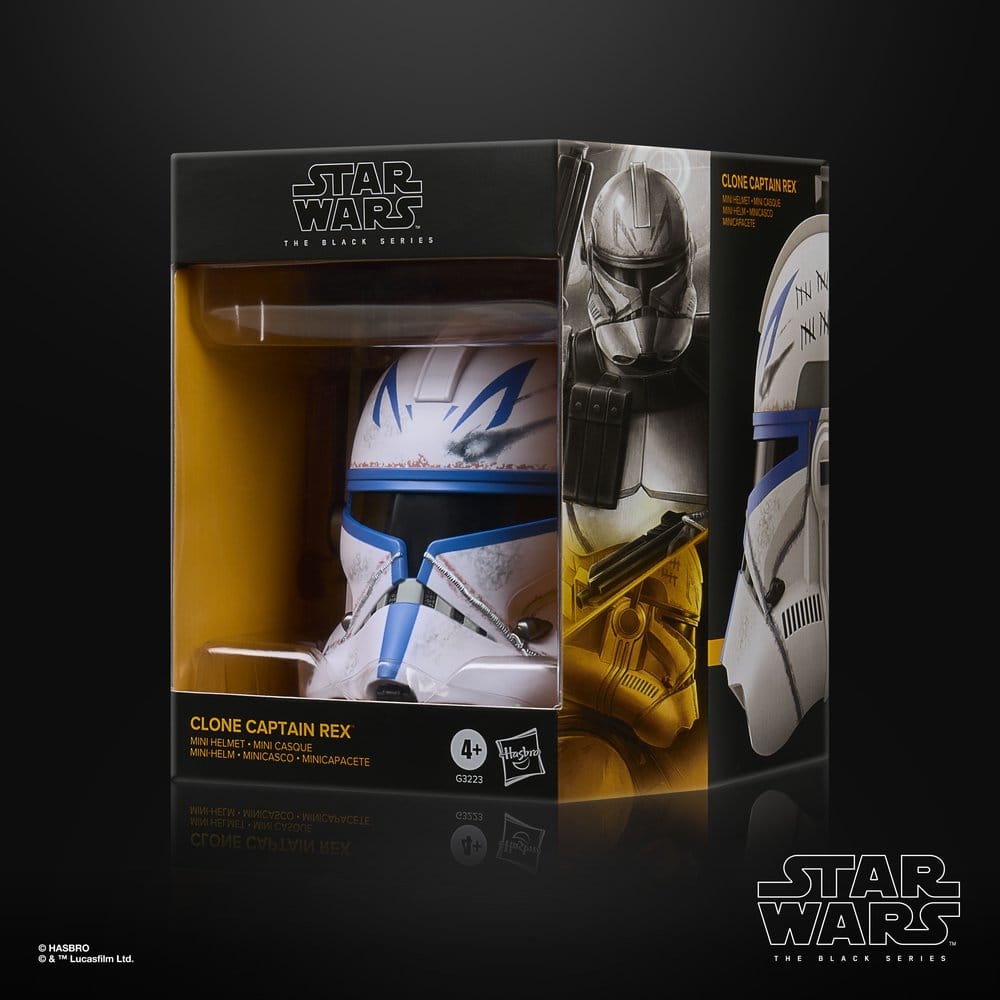 Star Wars: The Clone Wars Black Series Mini-Helm Klon Captain Rex 15 cm - Versand: 7 Tage nach Bestellung