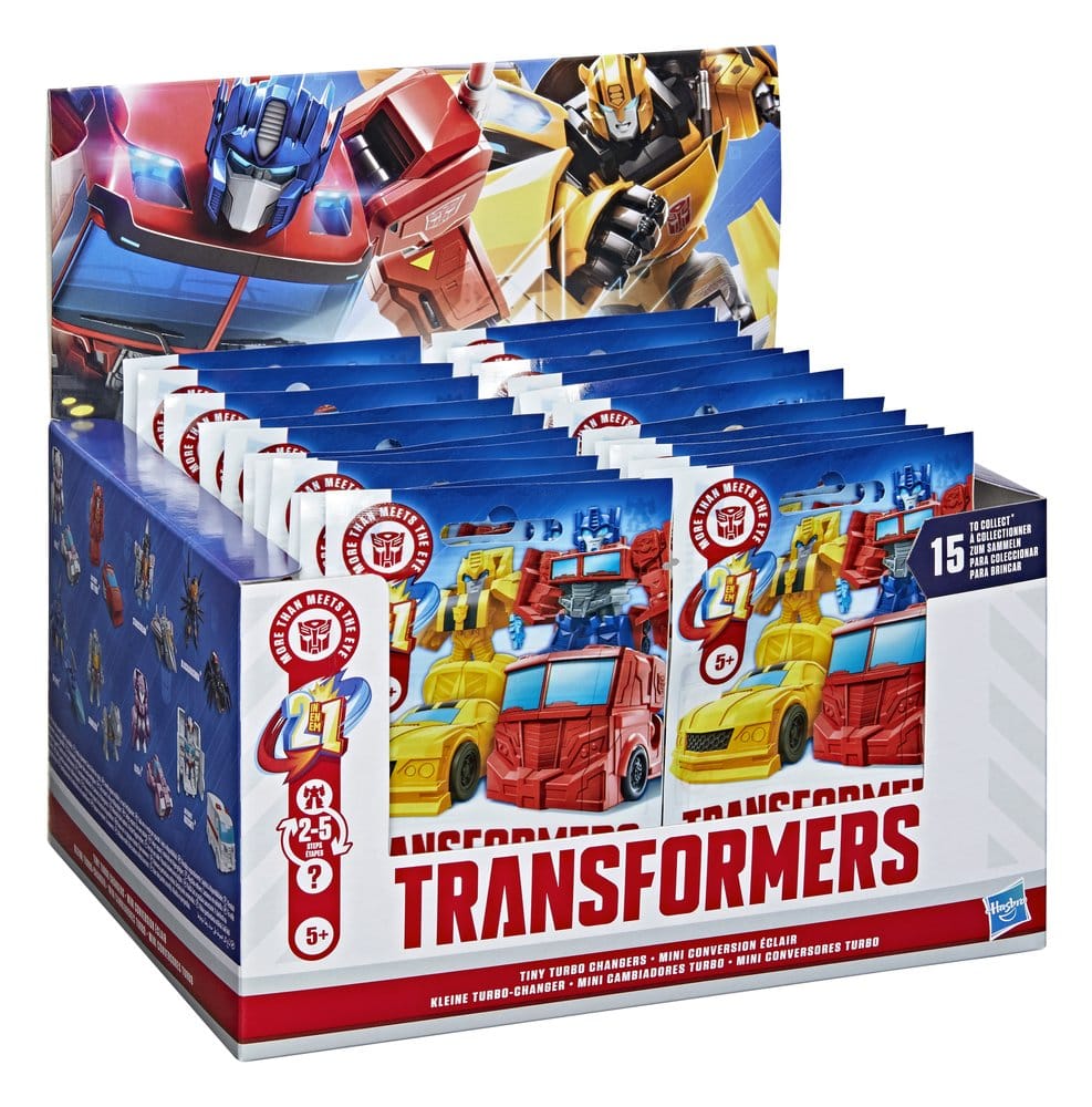 Transformers Mini-Actionfiguren 4 cm Tiny Turbo Changers Blind Box Display (24) - Versand: 7 Tage nach Bestellung