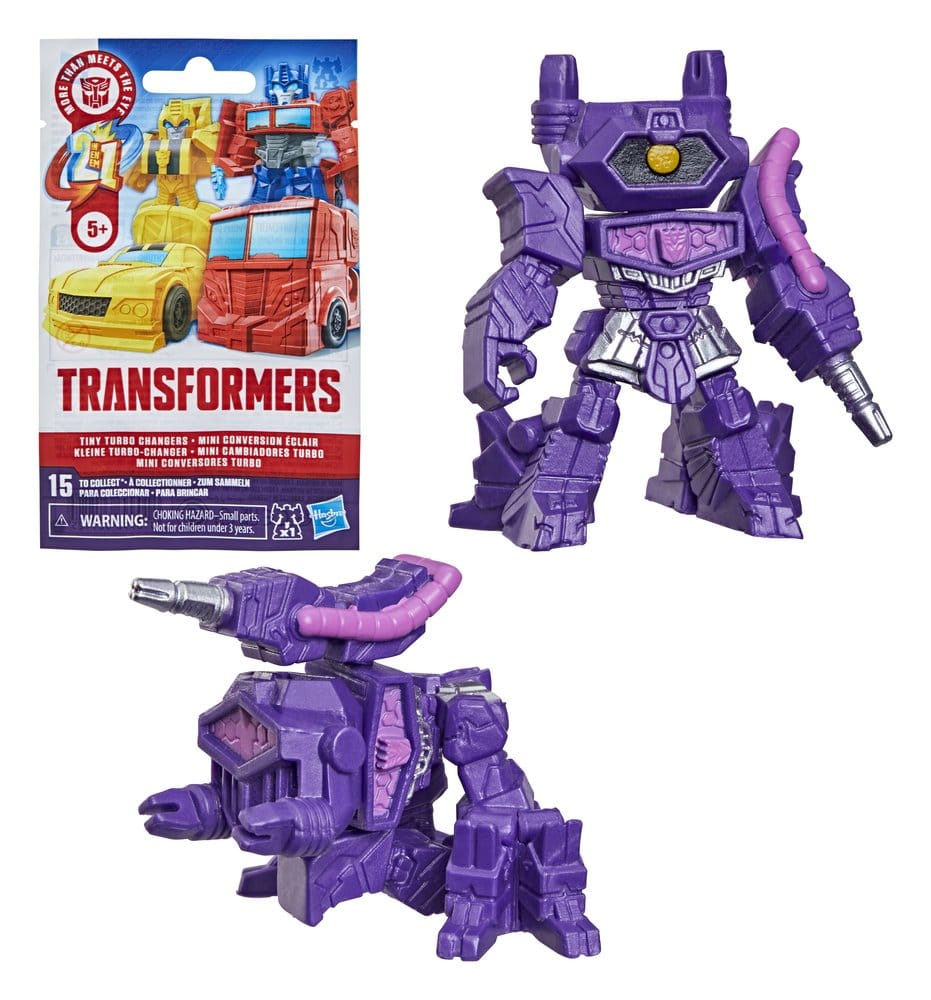 Transformers Mini-Actionfiguren 4 cm Tiny Turbo Changers Blind Box Display (24) - Versand: 7 Tage nach Bestellung