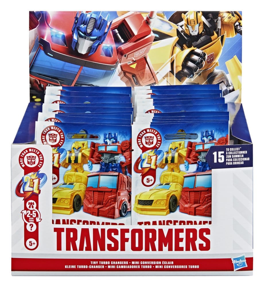 Transformers Mini-Actionfiguren 4 cm Tiny Turbo Changers Blind Box Display (24) - Versand: 7 Tage nach Bestellung
