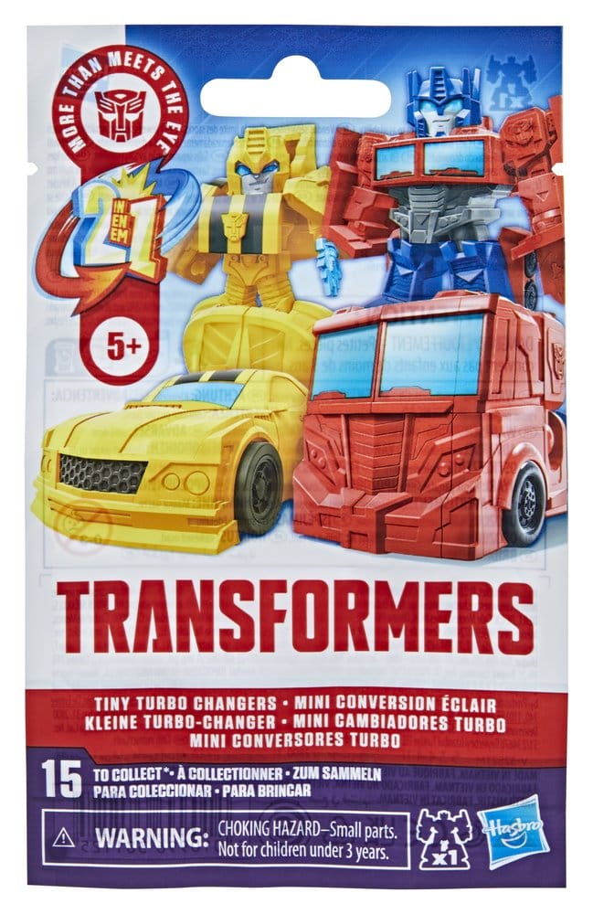 Transformers Mini-Actionfiguren 4 cm Tiny Turbo Changers Blind Box Display (24) - Versand: 7 Tage nach Bestellung
