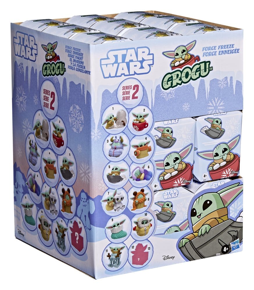 Star Wars Minifiguren 4 cm Grogu Force Freeze Series 2 Blind Box Display (24) - Preorder - ETA: 25.10.2026