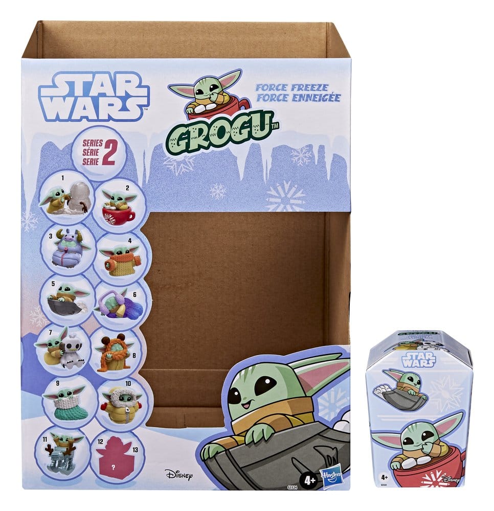 Star Wars Minifiguren 4 cm Grogu Force Freeze Series 2 Blind Box Display (24) - Preorder - ETA: 25.10.2026