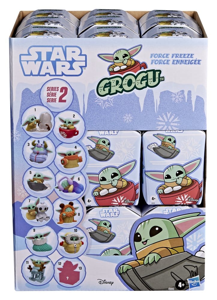 Star Wars Minifiguren 4 cm Grogu Force Freeze Series 2 Blind Box Display (24) - Preorder - ETA: 25.10.2026