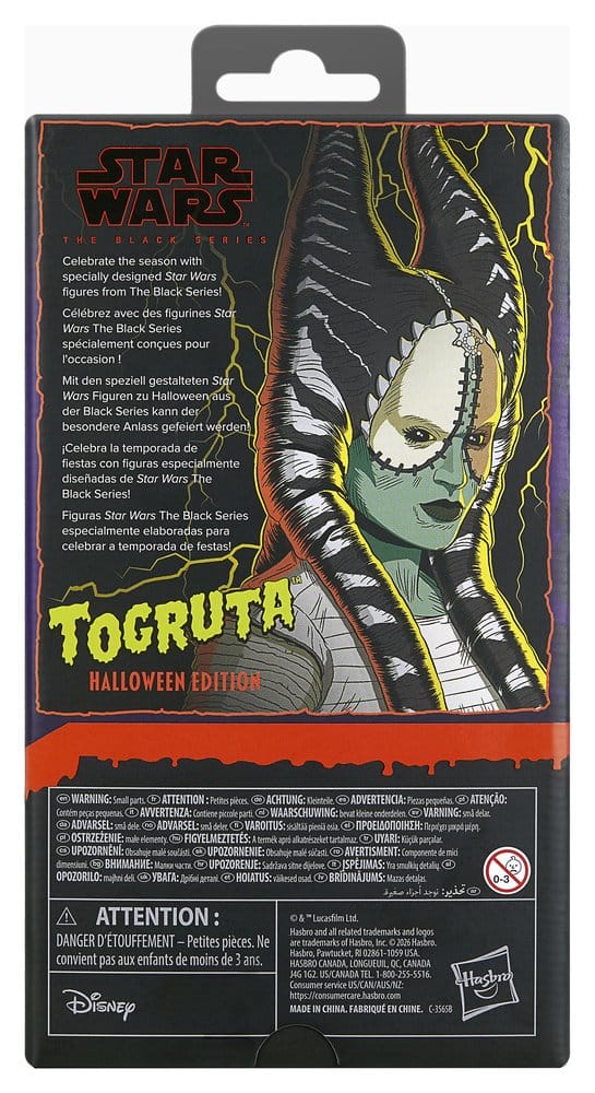 Star Wars Black Series Actionfigur Togruta (Halloween Edition) 15 cm - Versand: 7 Tage nach Bestellung
