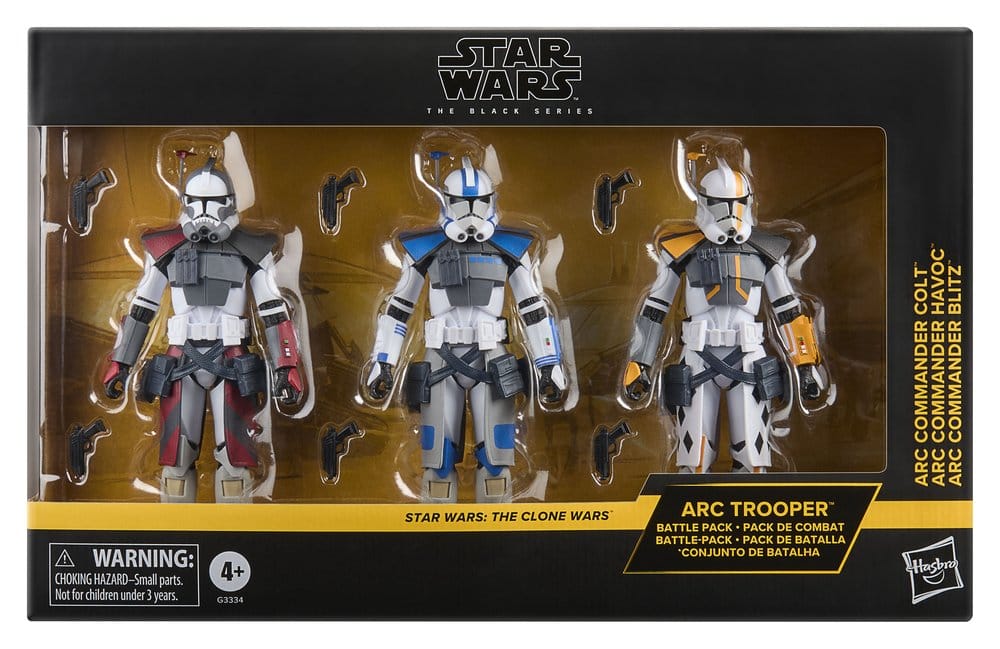 Star Wars: The Clone Wars Black Series Actionfiguren 3er-Pack ARC Trooper Havoc, Colt & Blitz 15 cm - Preorder - ETA: 29.07.2026