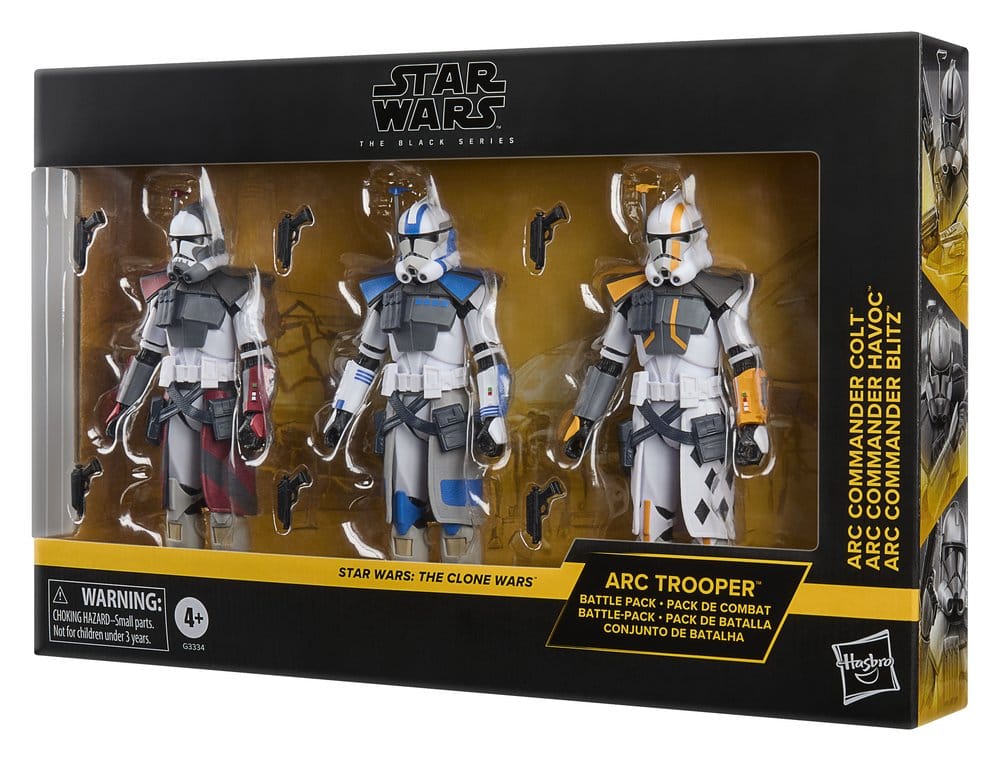 Star Wars: The Clone Wars Black Series Actionfiguren 3er-Pack ARC Trooper Havoc, Colt & Blitz 15 cm - Preorder - ETA: 29.07.2026