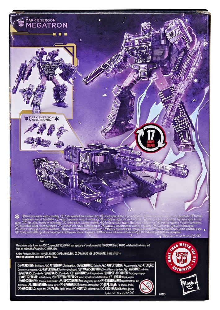Transformers Age of the Primes Voyager Class Actionfigur Dark Energon Megatron 17 cm - Preorder - ETA: 04.08.2027
