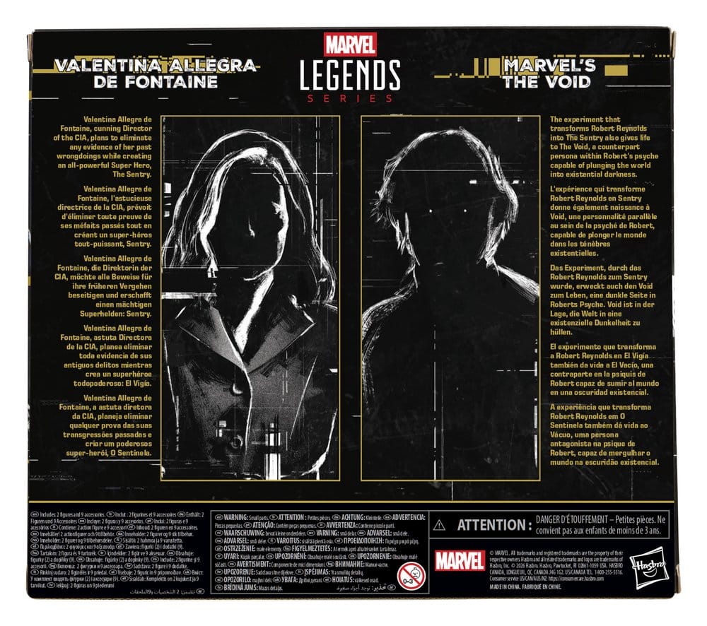 Thunderbolts Marvel Legends Actionfiguren 2er-Pack Valentina Allegra de Fontaine & Marvel's The Void 15 cm - Preorder - ETA: 23.09.2026