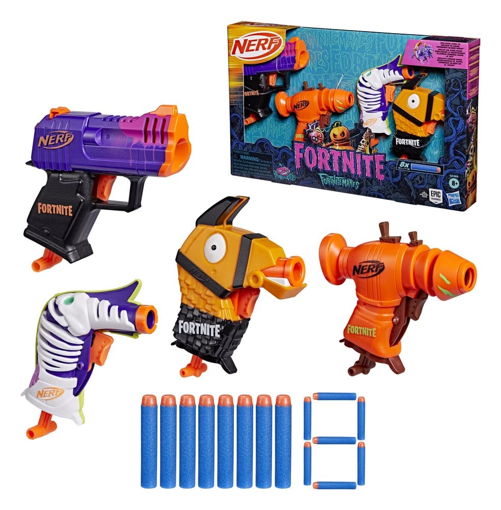 Fortnite NERF Dart-Blaster 4er-Pack Fortnitemares - Preorder - ETA: 10.11.2026
