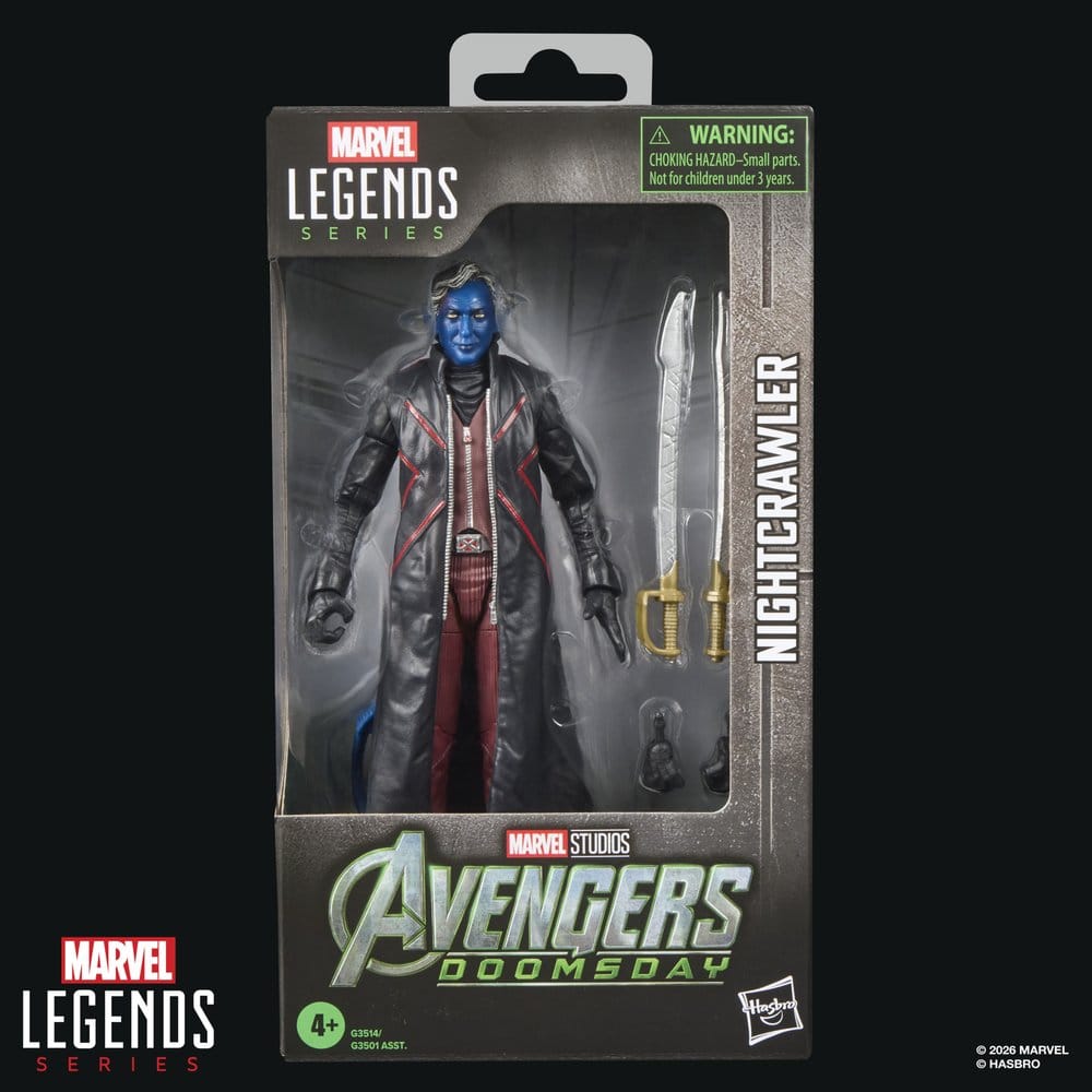 Avengers: Doomsday Marvel Legends Actionfigur Nightcrawler 15 cm - Preorder - ETA: 28.04.2027