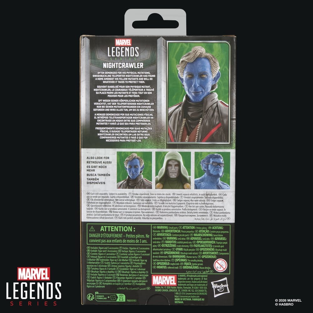 Avengers: Doomsday Marvel Legends Actionfigur Nightcrawler 15 cm - Preorder - ETA: 28.04.2027