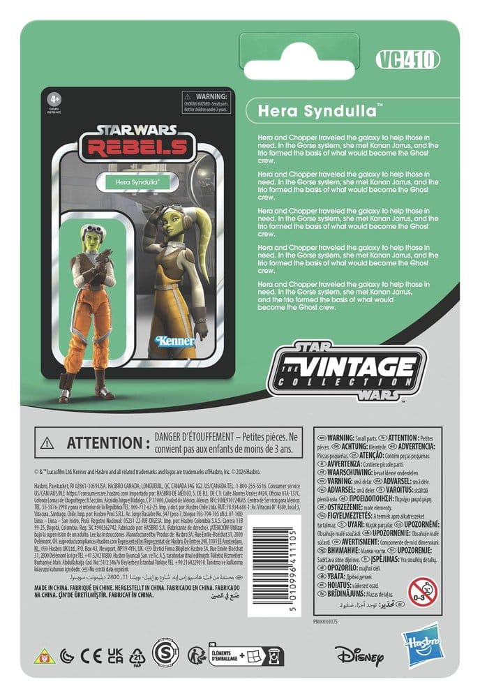 Star Wars Rebels Vintage Collection Actionfigur Hera Syndulla (Spectre-2) 10 cm - Preorder - ETA: 23.09.2026