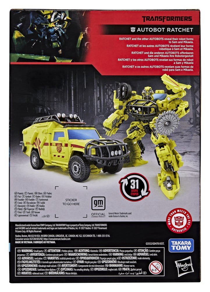 Transformers Studio Series Voyager Class Actionfigur Ratchet 17 cm - Preorder - ETA: 10.03.2027