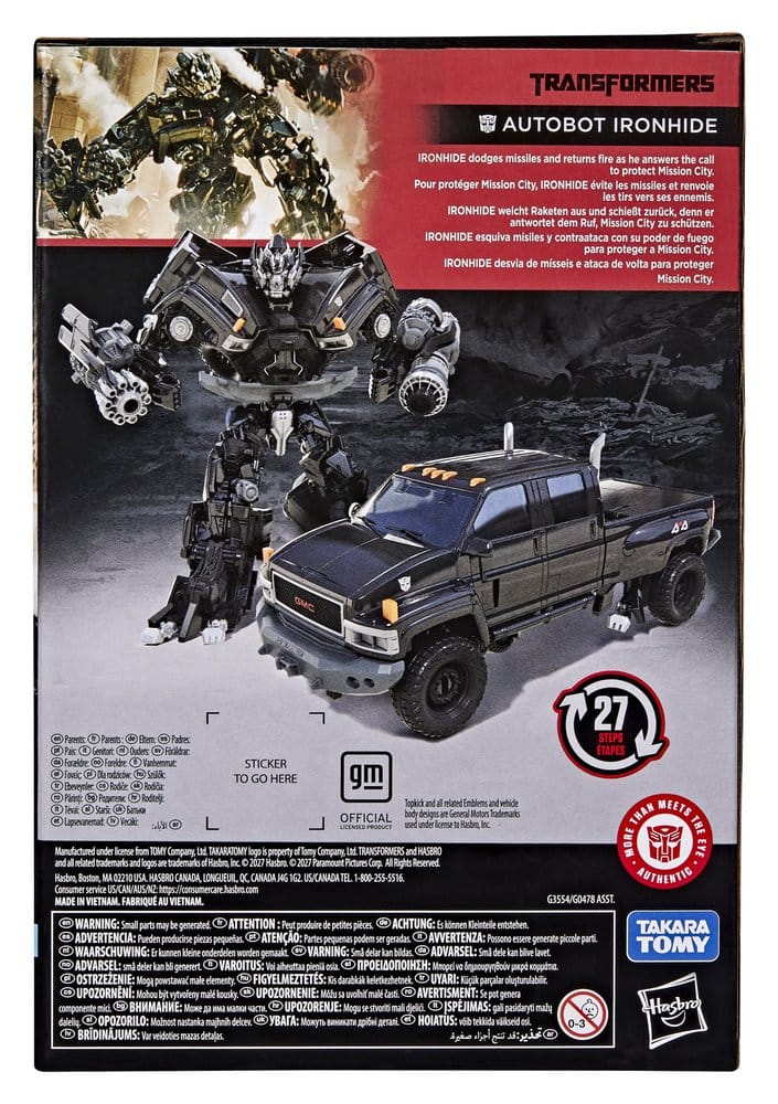 Transformers Studio Series Voyager Class Actionfigur Ironhide 17 cm - Preorder - ETA: 10.03.2027