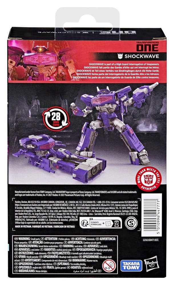 Transformers One Studio Series Deluxe Class Actionfigur Shockwave 13 cm - Preorder - ETA: 27.01.2027