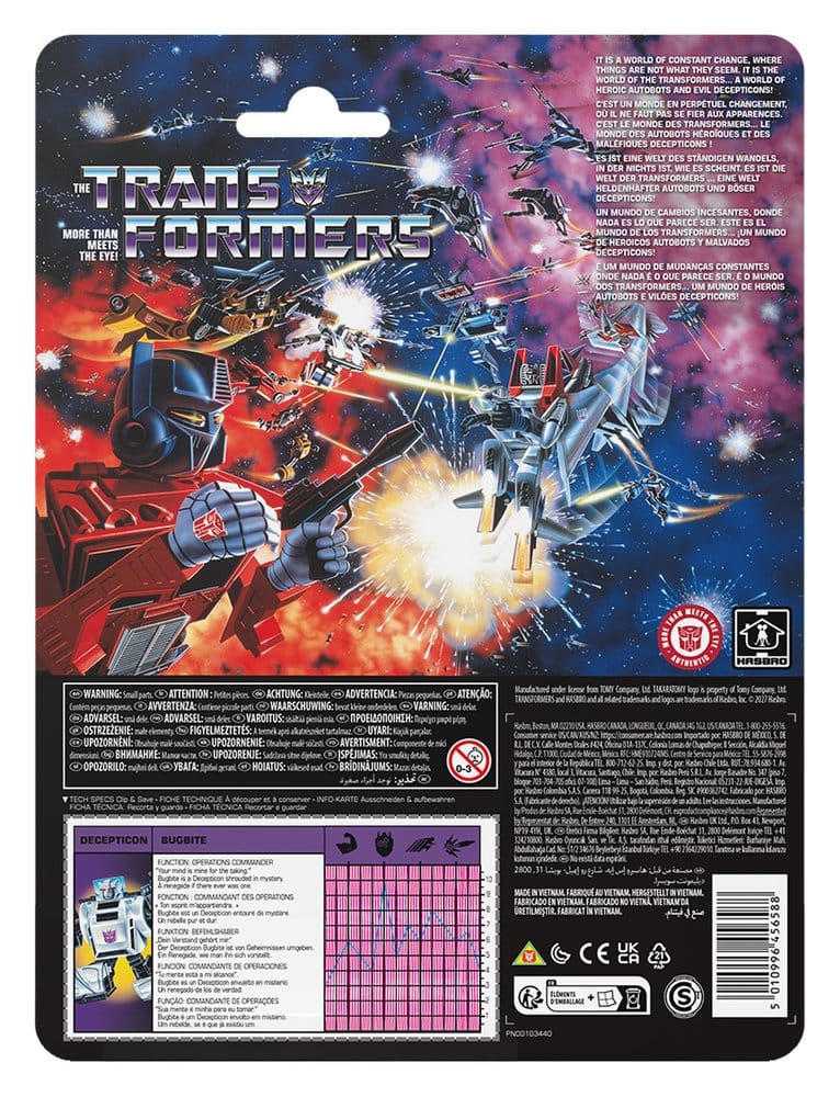 Transformers Retro G1 Actionfigur Decepticon Bug Bite 10 cm - Preorder - ETA: 21.04.2027