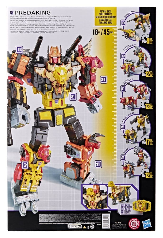 Transformers Power of the Primes Combiner Actionfigur Predaking 45 cm - Versand: 7 Tage nach Bestellung