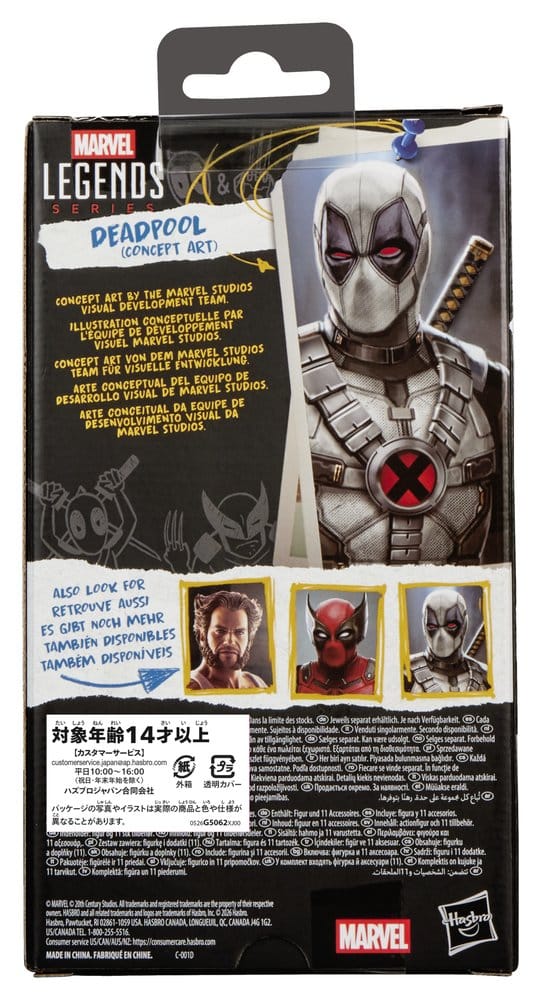 Deadpool & Wolverine Marvel Legends Actionfigur Deadpool (Concept Art) 15 cm - Preorder - ETA: 09.12.2026