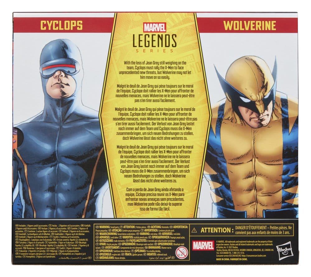 Astonishing X-Men Marvel Legends Actionfiguren 2er-Pack Cyclops & Wolverine 15 cm - Preorder - ETA: 27.01.2027