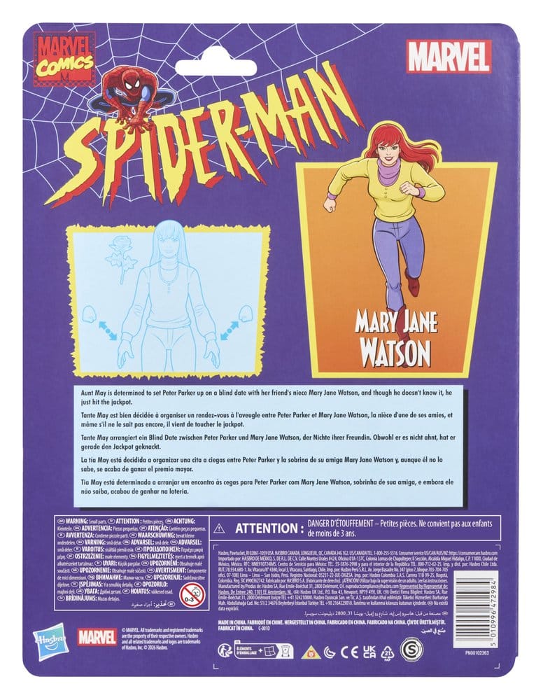 Spider-Man Marvel Legends Actionfigur Mary Jane Watson 15 cm - Preorder - ETA: 17.02.2027