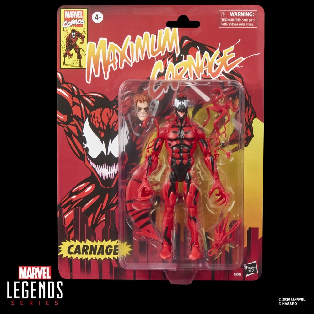 Maximum Carnage Marvel Legends Actionfigur Carnage 15 cm - Preorder - ETA: 27.01.2027
