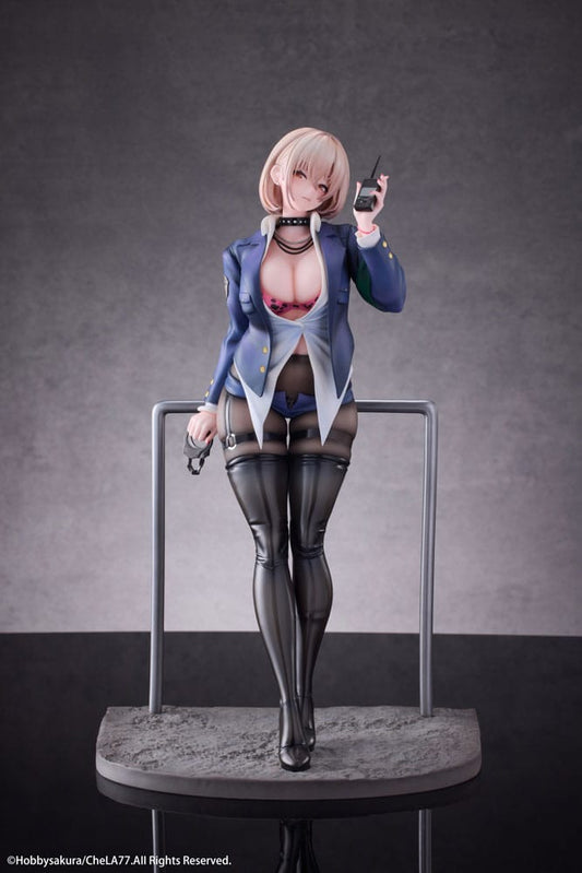 Original Illustration PVC Statue 1/6 Naughty Police Woman Illustration by CheLA77 27 cm  - Versand: 5-7 Tage nach Bestellung