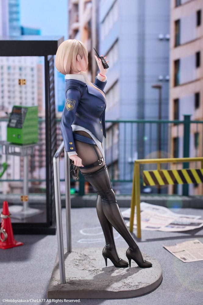 Original Illustration PVC Statue 1/6 Naughty Police Woman Illustration by CheLA77 27 cm  - Versand: 5-7 Tage nach Bestellung