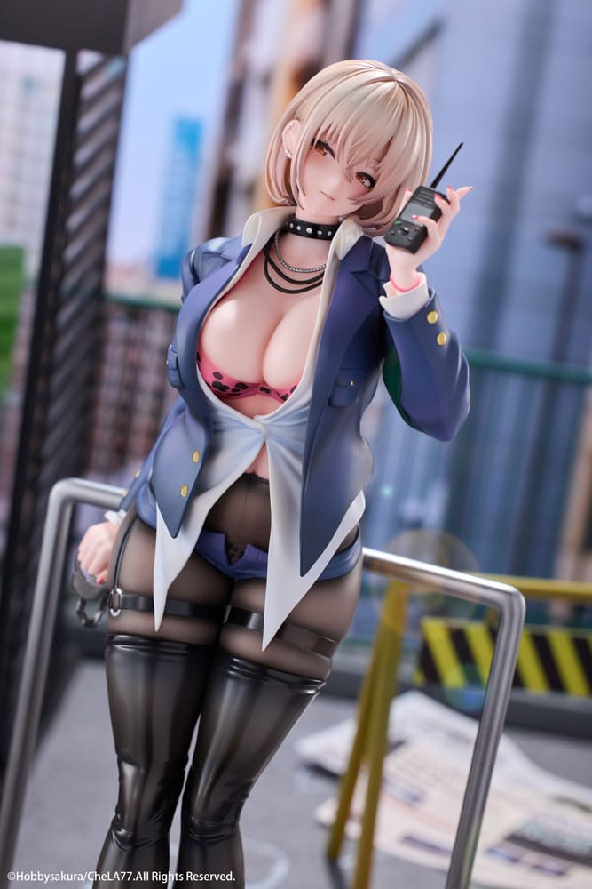 Original Illustration PVC Statue 1/6 Naughty Police Woman Illustration by CheLA77 27 cm  - Versand: 5-7 Tage nach Bestellung