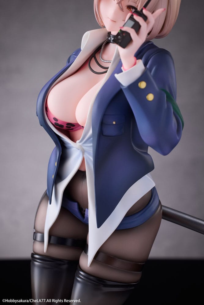 Original Illustration PVC Statue 1/6 Naughty Police Woman Illustration by CheLA77 27 cm  - Versand: 5-7 Tage nach Bestellung