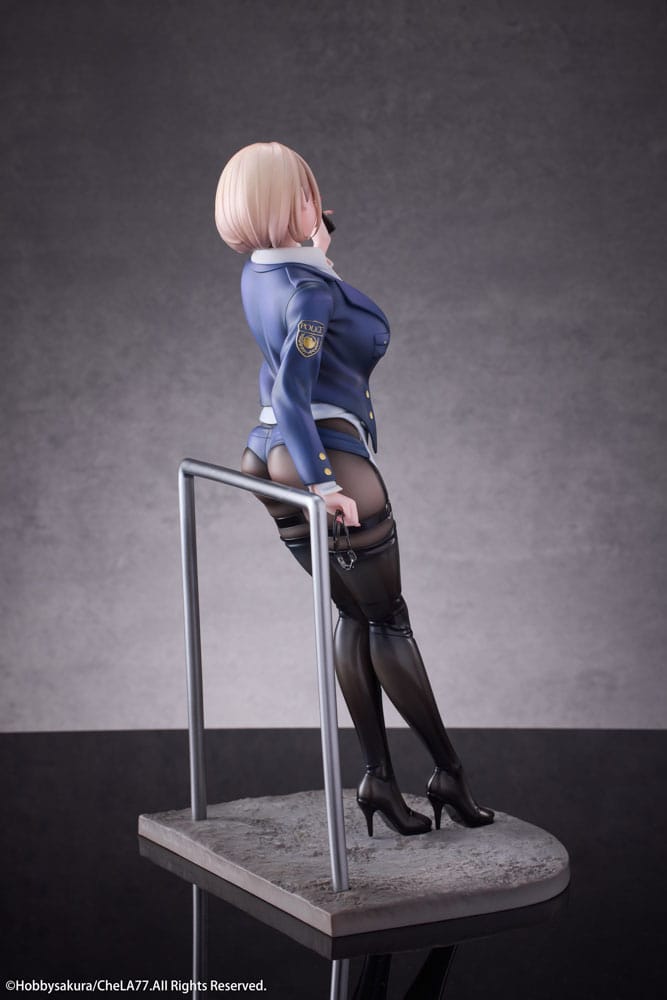 Original Illustration PVC Statue 1/6 Naughty Police Woman Illustration by CheLA77 27 cm  - Versand: 5-7 Tage nach Bestellung