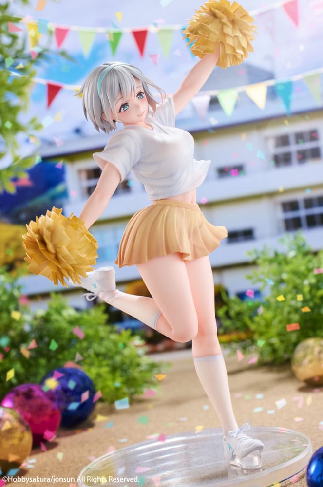 Original Illustration PVC Statue 1/6 Cheerleader Riku illustration by Jonsun 29 cm  - Versand: 5-7 Tage nach Bestellung