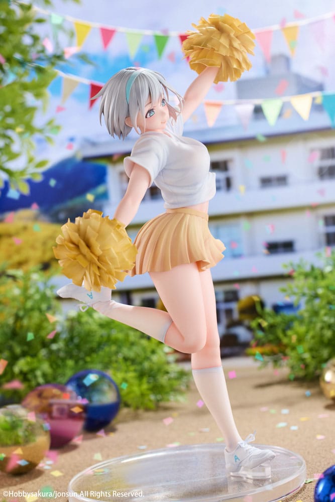 Original Illustration PVC Statue 1/6 Cheerleader Riku illustration by Jonsun 29 cm  - Versand: 5-7 Tage nach Bestellung