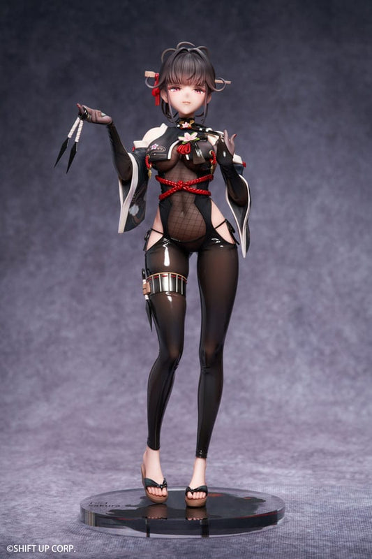 Goddess of Victory: Nikke PVC Statue 1/7 Sakura Midnight Stealth Deluxe Edtition 25 cm      - Versand: 5-7 Tage nach Bestellung
