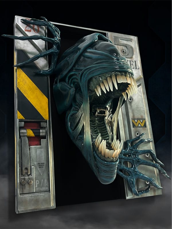 Aliens Wand-Skulptur 1/2 Alien Queen 51 x 41 x 25 cm   - Versand: 7 Tage nach Bestellung