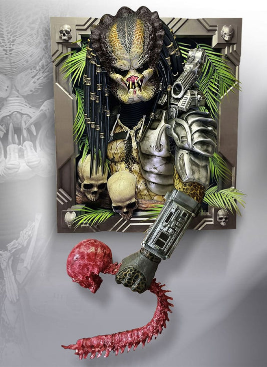 Predator Life-Size Wand-Skulptur Predator 45 x 81 x 94 cm  - Preorder - ETA: 20.01.2027