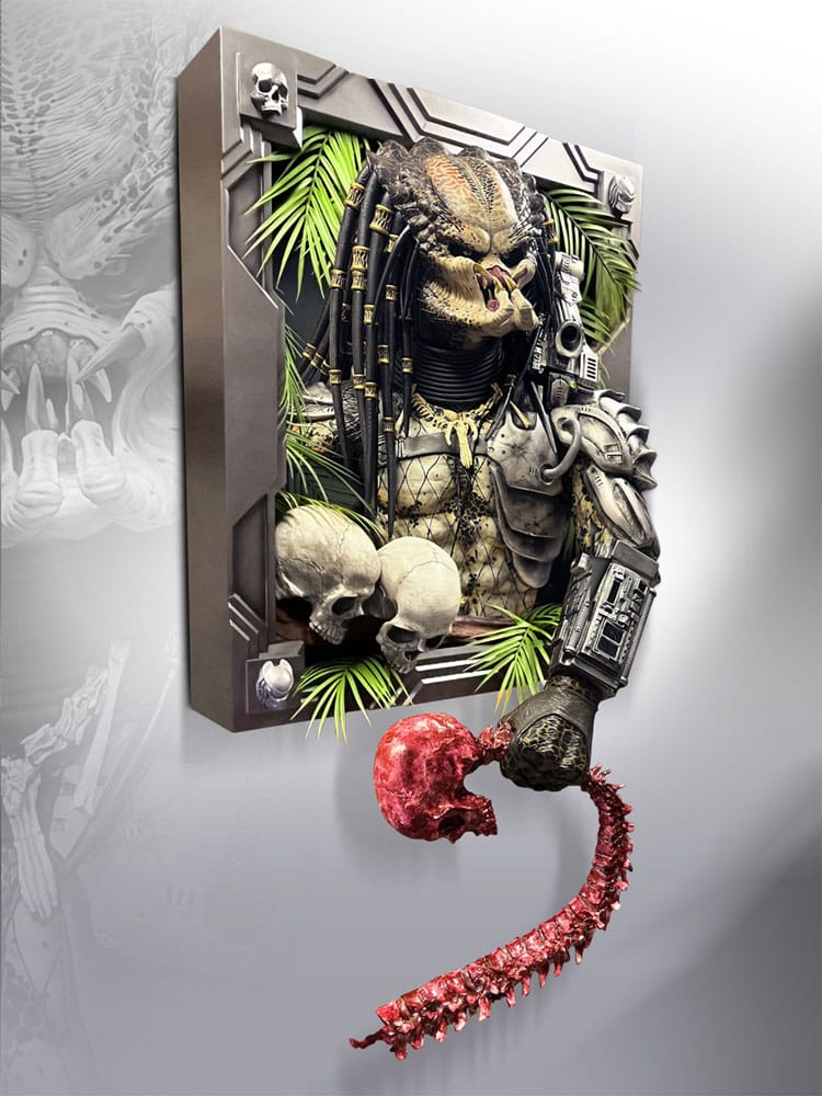 Predator Life-Size Wand-Skulptur Predator 45 x 81 x 94 cm  - Preorder - ETA: 11.11.2026